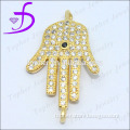 Wholesale micro pave setting 925 sterling silver jewelry pendant